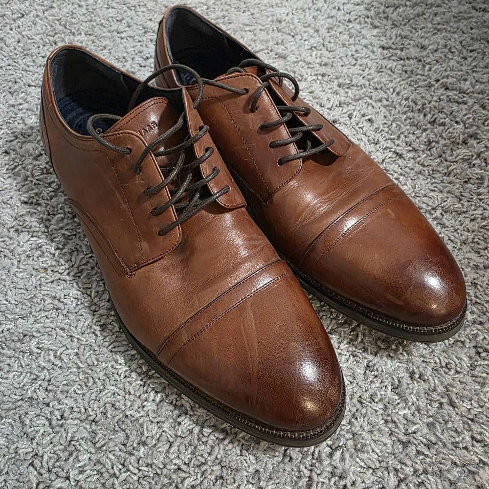 Cole Haam Classic Brown Leather Men's Shoes